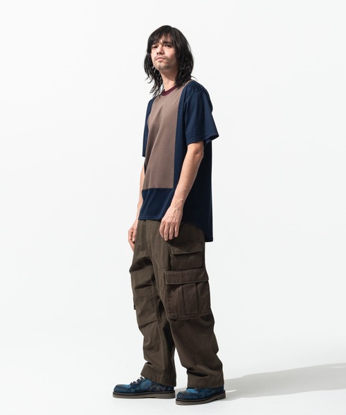 glamb（グラム）の「Denim Basket Shoes / デニムバスケットシューズ（スニーカー・メンズ・インディゴブルー/ブラック・2/3/4/1）」の11枚目の写真