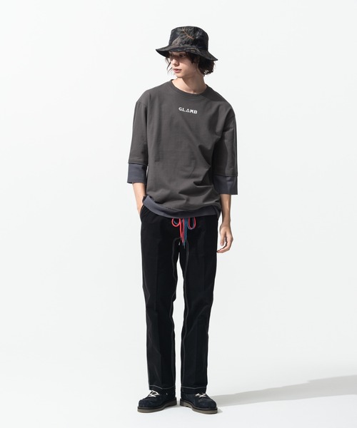 glamb（グラム）の「Denim Basket Shoes / デニムバスケットシューズ（スニーカー・メンズ・インディゴブルー/ブラック・2/3/4/1）」の14枚目の写真
