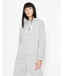 ARMANI EXCHANGE | 【A|X アルマーニ エクスチェンジ】A|Xロゴ＆ラインストーン　スウェットパーカ(パーカー)
