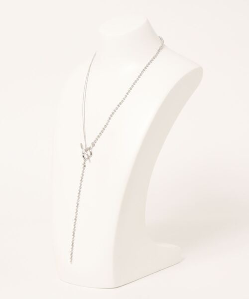 prose verse（プロズヴェール）の「マンテルY字ネックレス（ネックレス・レディース・シルバー/ゴールド・ﾌﾘ-）」の6枚目の写真