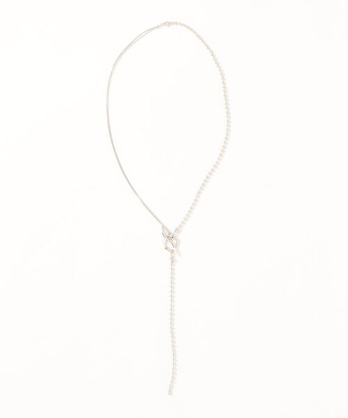 prose verse（プロズヴェール）の「マンテルY字ネックレス（ネックレス・レディース・シルバー/ゴールド・ﾌﾘ-）」の7枚目の写真