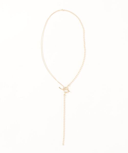 prose verse（プロズヴェール）の「マンテルY字ネックレス（ネックレス・レディース・シルバー/ゴールド・ﾌﾘ-）」の8枚目の写真