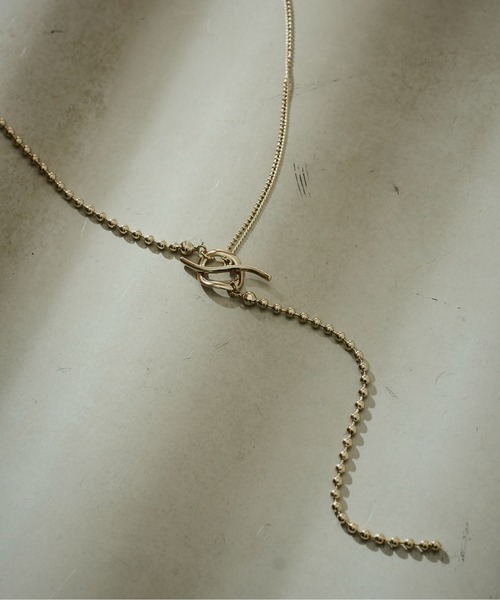 prose verse（プロズヴェール）の「マンテルY字ネックレス（ネックレス・レディース・シルバー/ゴールド・ﾌﾘ-）」の5枚目の写真