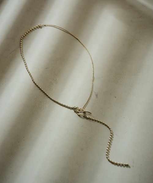 prose verse（プロズヴェール）の「マンテルY字ネックレス（ネックレス・レディース・シルバー/ゴールド・ﾌﾘ-）」の9枚目の写真