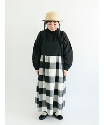 Samansa Mos2 | リサイクルリネン混前後着キャミワンピース(ワンピース)