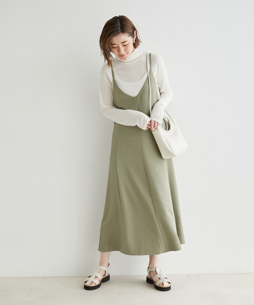 ROPE' PICNIC(ロペピクニック)の「2WAY/ライトソフトツイルキャミワンピース(ワンピース・レディース・ブラック/ベージュ/グリーン系その他2・38)」の15枚目の写真