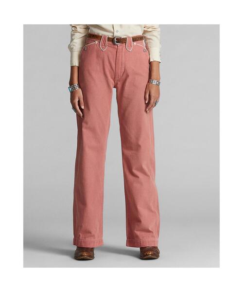 RRL ピンク ウエスタンパンツ RRL（ダブル アール エル）の「デニム ウエスタン パンツ