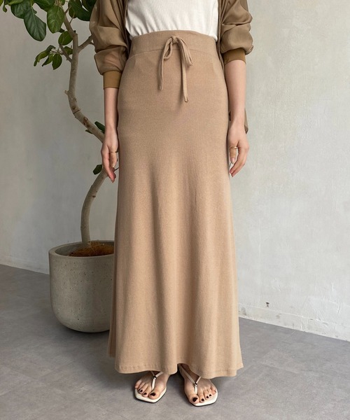 CAPRICIEUX LE'MAGE（カプリシューレマージュ）の「【AgAwd/アガウド】リラックススカート（スカート・レディース・ブラック/ベージュ・FREE）」の11枚目の写真