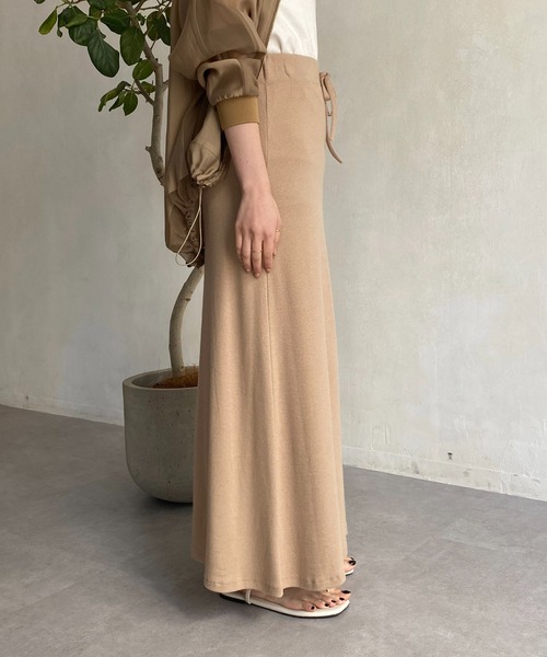 CAPRICIEUX LE'MAGE（カプリシューレマージュ）の「【AgAwd/アガウド】リラックススカート（スカート・レディース・ブラック/ベージュ・FREE）」の3枚目の写真