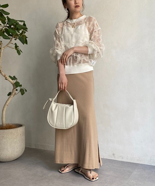 CAPRICIEUX LE'MAGE（カプリシューレマージュ）の「【AgAwd/アガウド】リラックススカート（スカート・レディース・ブラック/ベージュ・FREE）」の20枚目の写真