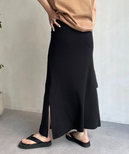 CAPRICIEUX LE'MAGE（カプリシューレマージュ）の「【AgAwd/アガウド】リラックススカート（スカート・レディース・ブラック/ベージュ・FREE）」の13枚目の写真