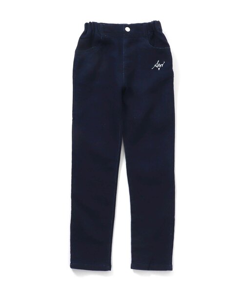 algy(アルジー)の「ALGYデニムレギニー(デニムパンツ・キッズ・インディゴブルー・XXX-SMALL/X-SMALL/XX-SMALL/SMALL/MEDIUM)」の1枚目の写真