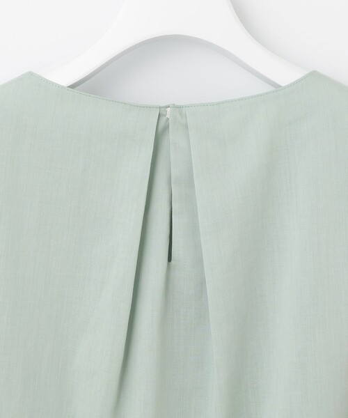 J.PRESS Ladies(J.プレス レディス)の「【洗える】 ポリエステル ラミー Poplin ボリューム スリーブ ブラウス(シャツ/ブラウス・レディース・ライトグレー系/ライトグリーン系/ネイビー系・XS)」の14枚目の写真