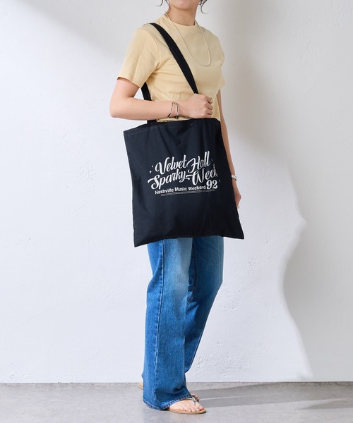 GOOD ROCK SPEED（グッドロックスピード）の「OriginalPrint BAG（トートバッグ・レディース・ブラック/ホワイト・FREE）」の5枚目の写真