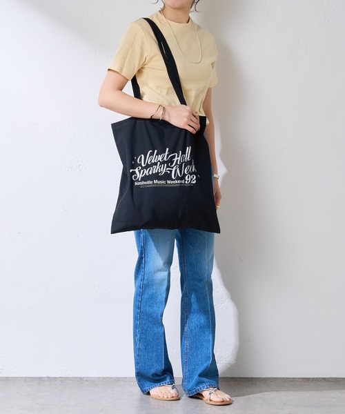 GOOD ROCK SPEED（グッドロックスピード）の「OriginalPrint BAG（トートバッグ・レディース・ブラック/ホワイト・FREE）」の7枚目の写真