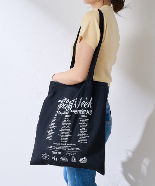 GOOD ROCK SPEED（グッドロックスピード）の「OriginalPrint BAG（トートバッグ・レディース・ブラック/ホワイト・FREE）」の4枚目の写真