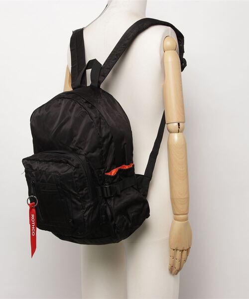 ROTHCO(ロスコ)の「Rothco / ロスコ MA-1 Bomber Backpack ボンバー バックパック(バックパック/リュック・メンズ・ブラック/オリーブ・FREE)」の19枚目の写真