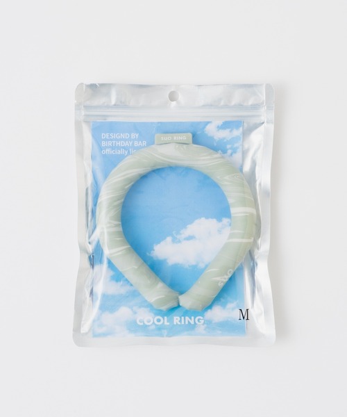 BIRTHDAY BAR（バースデイバー）の「SUO28°C  クールリング 冷却リング（アウトドアグッズ・レディース・ブラック/ベージュ/グレー/ホワイト/グリーン/オレンジ/Beige/Navy・MEDIUM/LARGE）」の9枚目の写真