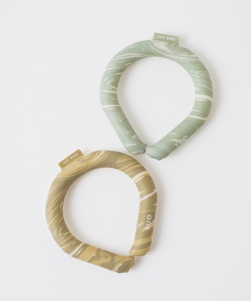 BIRTHDAY BAR（バースデイバー）の「SUO28°C  クールリング 冷却リング（アウトドアグッズ・レディース・ブラック/ベージュ/グレー/ホワイト/グリーン/オレンジ/Beige/Navy・MEDIUM/LARGE）」の10枚目の写真