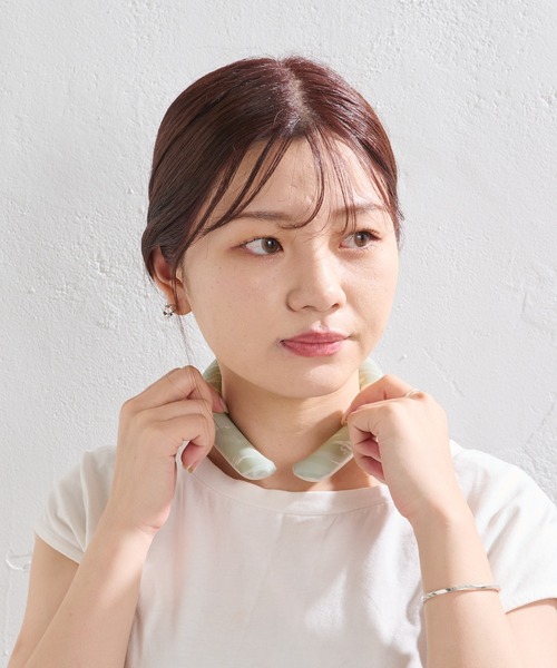 BIRTHDAY BAR（バースデイバー）の「SUO28°C  クールリング 冷却リング（アウトドアグッズ・レディース・ブラック/ベージュ/グレー/ホワイト/グリーン/オレンジ/Beige/Navy・MEDIUM/LARGE）」の15枚目の写真