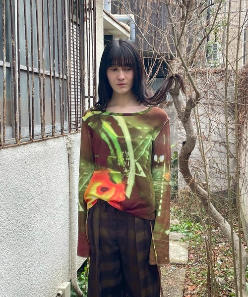 PAMM(パム)の「「たしかにそこにあった夜」のガーゼトップス(シャツ PAMM(パム)の「「たしかにそこにあった夜」のガーゼトップス(シャツ