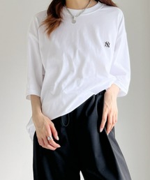MLB Korea | MLB Korea(エムエルビーコリア)/オーバーサイズ ベーシック スモール ロゴ Tシャツ(Tシャツ/カットソー)