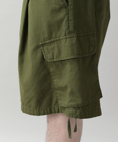 RAGEBLUE（レイジブルー）の「ミリタリーワイドカーゴショーツ（カーゴパンツ・メンズ・オリーブ/オフホワイト/ブラック・MEDIUM/LARGE）」の15枚目の写真