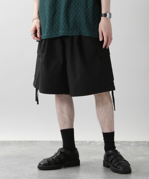 RAGEBLUE（レイジブルー）の「ミリタリーワイドカーゴショーツ（カーゴパンツ・メンズ・オリーブ/オフホワイト/ブラック・MEDIUM/LARGE）」の21枚目の写真