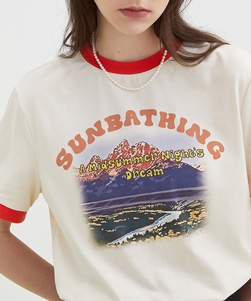 Fano Studios（ファノ ストゥディオズ）の「ヴィンテージライク プリントTシャツ FX22S078【Fano Studios】（Tシャツ/カットソー・レディース・グレー/アイボリー・M/S/L）」の14枚目の写真