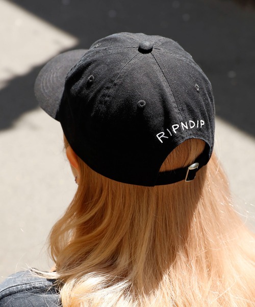 RIPNDIP（リップンディップ）の「RIPNDIP/リップンディップ PRAYING HANDS DAD HAT キャップ（キャップ・メンズ・ブラック・FREE）」の13枚目の写真