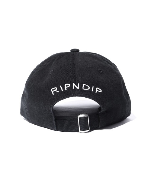 RIPNDIP（リップンディップ）の「RIPNDIP/リップンディップ PRAYING HANDS DAD HAT キャップ（キャップ・メンズ・ブラック・FREE）」の3枚目の写真