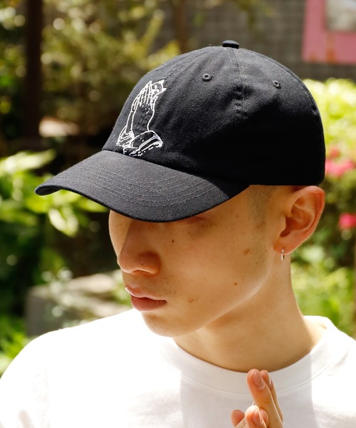 RIPNDIP（リップンディップ）の「RIPNDIP/リップンディップ PRAYING HANDS DAD HAT キャップ（キャップ・メンズ・ブラック・FREE）」の21枚目の写真