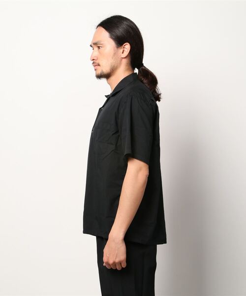 GOLD（ゴールド）の「GOLD / ゴールド：COTTON / SILK CHAMBRAY OPEN SHIRT：22A-GL38813[MUS]（シャツ/ブラウス・メンズ・ブラック/ブラック系その他・M）」の3枚目の写真