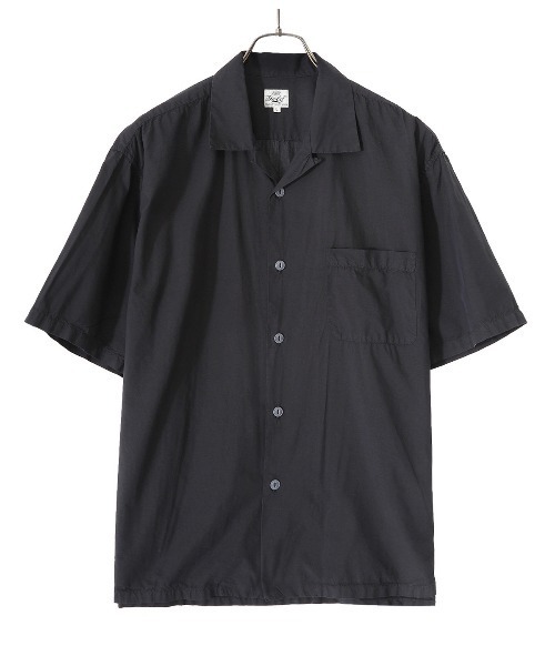 GOLD（ゴールド）の「GOLD / ゴールド：COTTON / SILK CHAMBRAY OPEN SHIRT：22A-GL38813[MUS]（シャツ/ブラウス・メンズ・ブラック/ブラック系その他・M）」の2枚目の写真