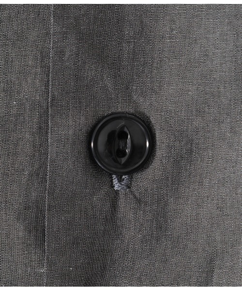 GOLD（ゴールド）の「GOLD / ゴールド：COTTON / SILK CHAMBRAY OPEN SHIRT：22A-GL38813[MUS]（シャツ/ブラウス・メンズ・ブラック/ブラック系その他・M）」の8枚目の写真