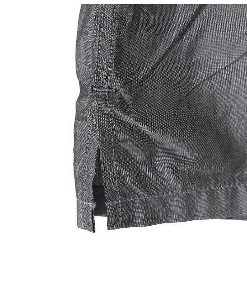 GOLD（ゴールド）の「GOLD / ゴールド：COTTON / SILK CHAMBRAY OPEN SHIRT：22A-GL38813[MUS]（シャツ/ブラウス・メンズ・ブラック/ブラック系その他・M）」の9枚目の写真