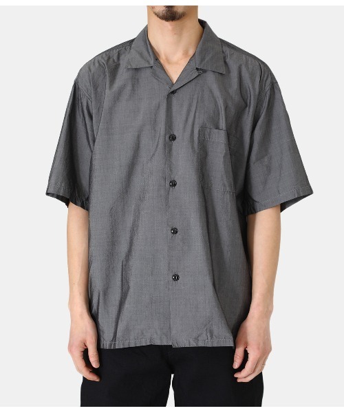 GOLD（ゴールド）の「GOLD / ゴールド：COTTON / SILK CHAMBRAY OPEN SHIRT：22A-GL38813[MUS]（シャツ/ブラウス・メンズ・ブラック/ブラック系その他・M）」の11枚目の写真