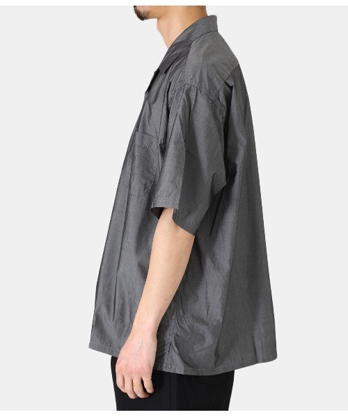 GOLD（ゴールド）の「GOLD / ゴールド：COTTON / SILK CHAMBRAY OPEN SHIRT：22A-GL38813[MUS]（シャツ/ブラウス・メンズ・ブラック/ブラック系その他・M）」の12枚目の写真
