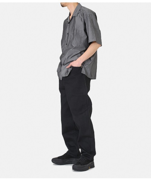 GOLD（ゴールド）の「GOLD / ゴールド：COTTON / SILK CHAMBRAY OPEN SHIRT：22A-GL38813[MUS]（シャツ/ブラウス・メンズ・ブラック/ブラック系その他・M）」の14枚目の写真