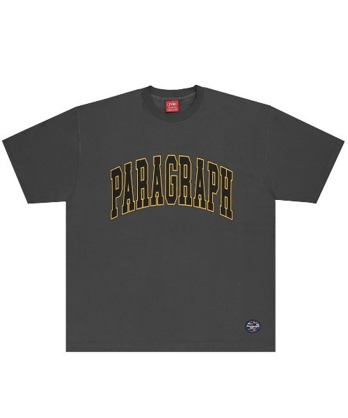 Paragraph(パラグラフ)の「A'GEM/9 × .kom『paragraph/パラグラフ』Paragraph Arch Logo T-Shirt/カレッジ風アーチロゴ Tシャツ カットソー(Tシャツ/カットソー・メンズ・ライトグレー/パープル/ブルー/グレー/ホワイト/チャコールグレー・FREE)」の3枚目の写真