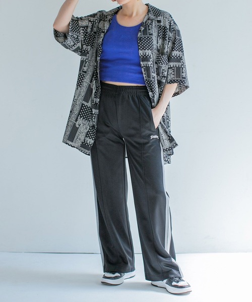 PBLIM（ページボーイリム）の「PAGEBOYLIM/カップ付きロゴシシュウキャミ（キャミソール・レディース・ブラック/オフホワイト/ブルー・FREE）」の15枚目の写真