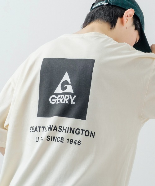 GERRY（ジェリー）の「【GERRY】別注 ピグメント 半袖プリント Tシャツ（Tシャツ/カットソー・メンズ・ホワイト/ブラック/ネイビー/カーキ/ピンク/オレンジ/ブルー/ミント/ホワイト系その他/ブラック系その他/グリーン系その他/ブルー系その他・MEDIUM/LARGE/X-LARGE）」の3枚目の写真