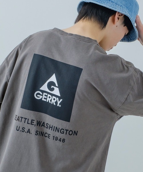 GERRY（ジェリー）の「【GERRY】別注 ピグメント 半袖プリント Tシャツ（Tシャツ/カットソー・メンズ・ホワイト/ブラック/ネイビー/カーキ/ピンク/オレンジ/ブルー/ミント/ホワイト系その他/ブラック系その他/グリーン系その他/ブルー系その他・MEDIUM/LARGE/X-LARGE）」の5枚目の写真