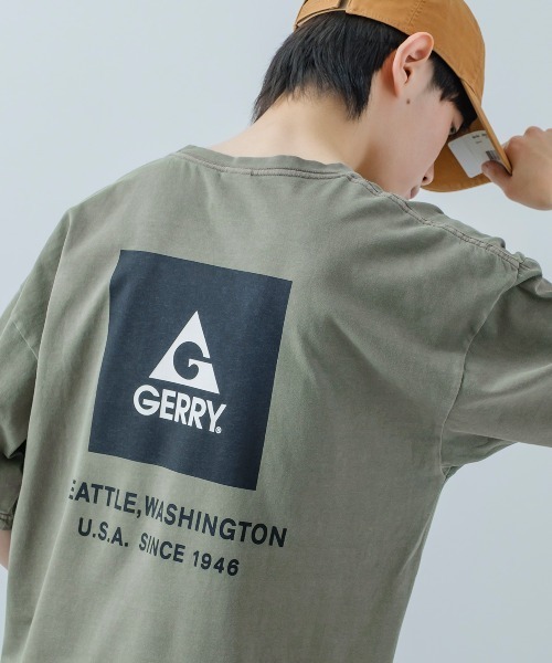 GERRY（ジェリー）の「【GERRY】別注 ピグメント 半袖プリント Tシャツ（Tシャツ/カットソー・メンズ・ホワイト/ブラック/ネイビー/カーキ/ピンク/オレンジ/ブルー/ミント/ホワイト系その他/ブラック系その他/グリーン系その他/ブルー系その他・MEDIUM/LARGE/X-LARGE）」の8枚目の写真