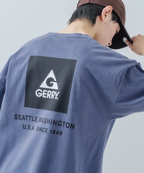 GERRY（ジェリー）の「【GERRY】別注 ピグメント 半袖プリント Tシャツ（Tシャツ/カットソー・メンズ・ホワイト/ブラック/ネイビー/カーキ/ピンク/オレンジ/ブルー/ミント/ホワイト系その他/ブラック系その他/グリーン系その他/ブルー系その他・MEDIUM/LARGE/X-LARGE）」の10枚目の写真