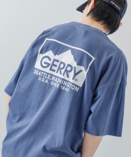 GERRY（ジェリー）の「【GERRY】別注 ピグメント 半袖プリント Tシャツ（Tシャツ/カットソー・メンズ・ホワイト/ブラック/ネイビー/カーキ/ピンク/オレンジ/ブルー/ミント/ホワイト系その他/ブラック系その他/グリーン系その他/ブルー系その他・MEDIUM/LARGE/X-LARGE）」の9枚目の写真