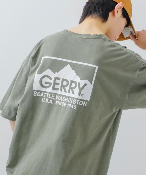 GERRY（ジェリー）の「【GERRY】別注 ピグメント 半袖プリント Tシャツ（Tシャツ/カットソー・メンズ・ホワイト/ブラック/ネイビー/カーキ/ピンク/オレンジ/ブルー/ミント/ホワイト系その他/ブラック系その他/グリーン系その他/ブルー系その他・MEDIUM/LARGE/X-LARGE）」の6枚目の写真