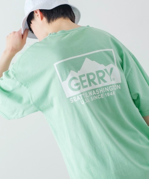 GERRY（ジェリー）の「【GERRY】別注 ピグメント 半袖プリント Tシャツ（Tシャツ/カットソー・メンズ・ホワイト/ブラック/ネイビー/カーキ/ピンク/オレンジ/ブルー/ミント/ホワイト系その他/ブラック系その他/グリーン系その他/ブルー系その他・MEDIUM/LARGE/X-LARGE）」の7枚目の写真