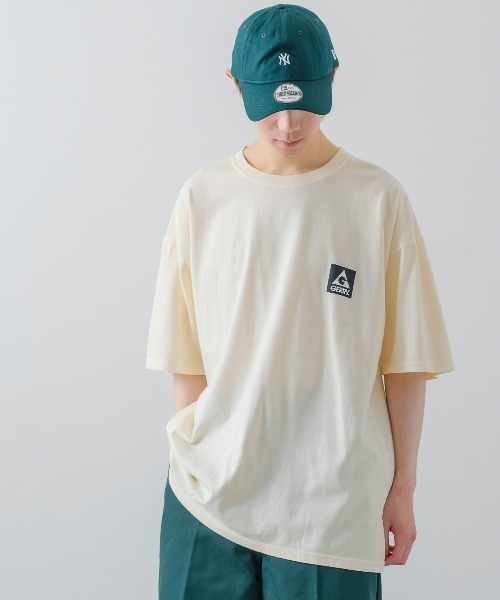 GERRY（ジェリー）の「【GERRY】別注 ピグメント 半袖プリント Tシャツ（Tシャツ/カットソー・メンズ・ホワイト/ブラック/ネイビー/カーキ/ピンク/オレンジ/ブルー/ミント/ホワイト系その他/ブラック系その他/グリーン系その他/ブルー系その他・MEDIUM/LARGE/X-LARGE）」の13枚目の写真