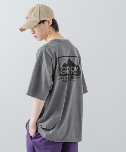GERRY（ジェリー）の「【GERRY】別注 ピグメント 半袖プリント Tシャツ（Tシャツ/カットソー・メンズ・ホワイト/ブラック/ネイビー/カーキ/ピンク/オレンジ/ブルー/ミント/ホワイト系その他/ブラック系その他/グリーン系その他/ブルー系その他・MEDIUM/LARGE/X-LARGE）」の17枚目の写真